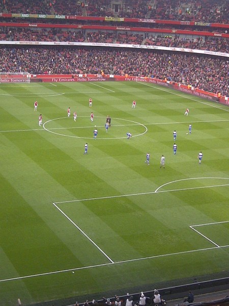 2.59pm, just before kick off