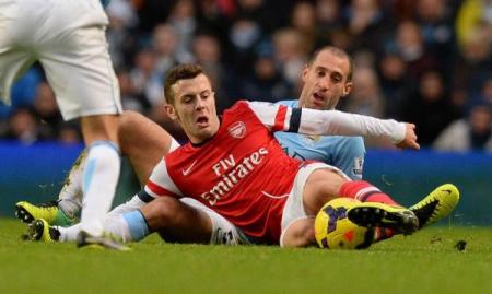 Jack Wilshere v Manchester City