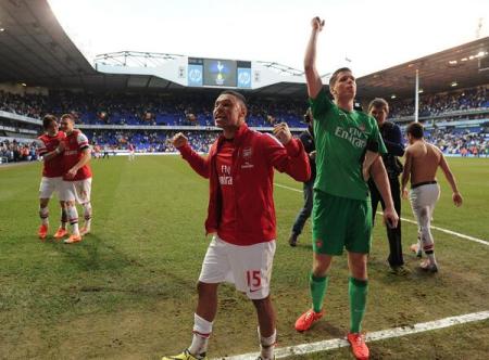 Players after spud victory