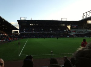 View from the away end