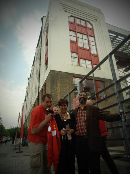 Highbury redevelopment. A view from the outside!  