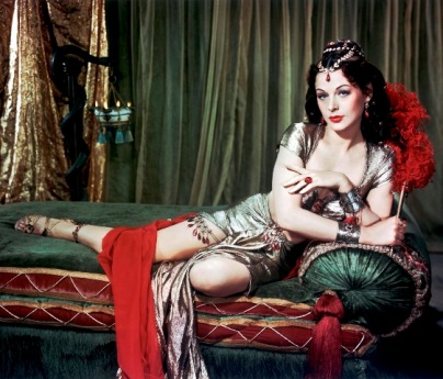 1949 Hollywood screen goddess, Hedy Lamarr stars in "Samson and Delilah" directed by Cecil B. De Mille.